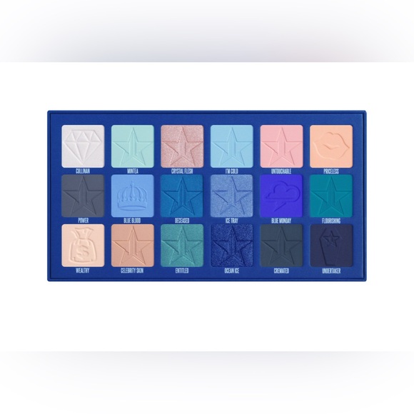 Jeffree Star ⭐️ Blue Blood 🩸 18 shades EyeShadow Trunk Color Pallet BNIB - Picture 3 of 5
